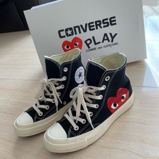 コムデギャルソン(COMME des GARCONS)のコムデギャルソン  コンバース 24 ブラック(スニーカー)