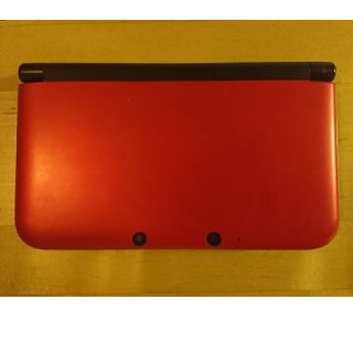 ニンテンドー3DS(ニンテンドー3DS)の美品 格安 nintendo3dsLL 赤×黒 ニンテンドー 3DS LL(携帯用ゲーム機本体)