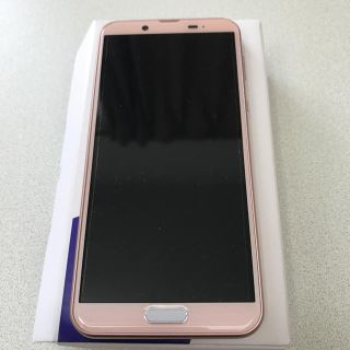 シャープ(SHARP)のau SHV43 AQUOS sense2 ピンクゴールド(スマートフォン本体)