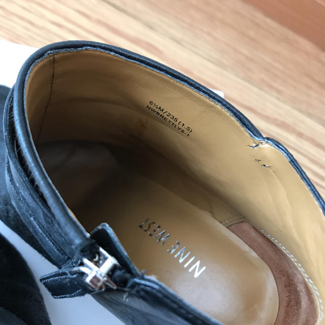 NINE WEST(ナインウエスト)の「アレク様専用」ショートブーツ NINEWEST ハラコ ブーティ 36.5 レディースの靴/シューズ(ブーツ)の商品写真