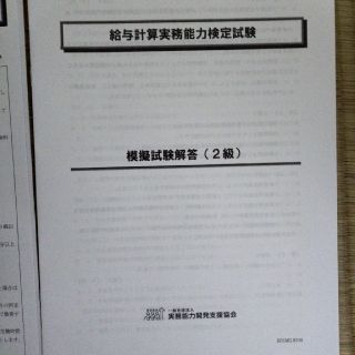 最安値 給与計算実務能力検定２級 2022年版 対策講義と模擬試験セット