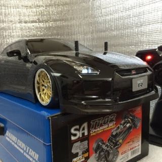 タミヤ1/10日産スカイラインR35 GT-R走行フルセット！(ホビーラジコン)