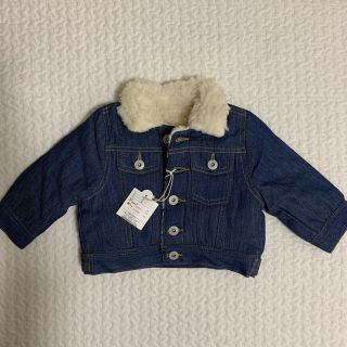 プチバトー(PETIT BATEAU)のお値下げ！！アプレレクール 裏ボア デニムジャケット(ジャケット/コート)