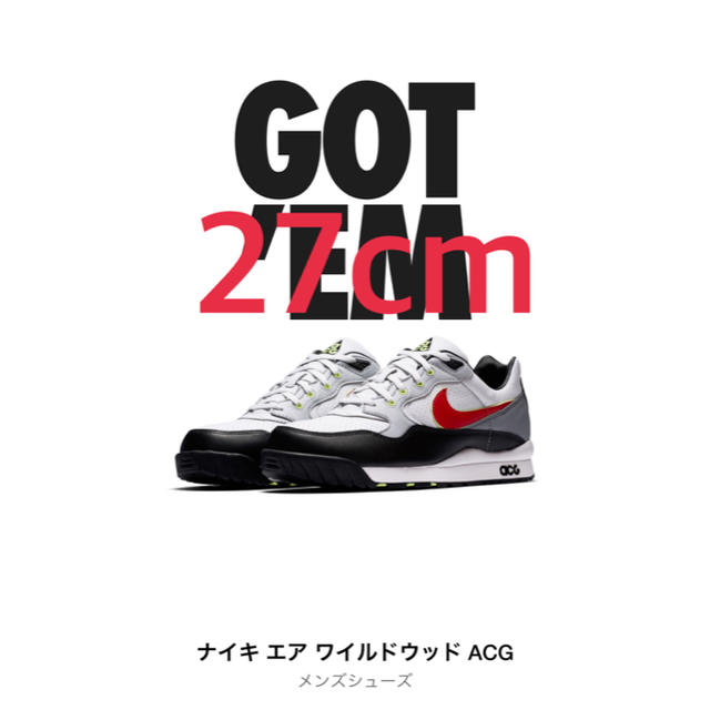 NIKE(ナイキ)のNIKE エア ワイルドウッド ACG メンズの靴/シューズ(スニーカー)の商品写真