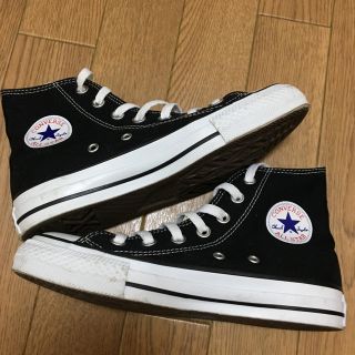 コンバース(CONVERSE)のROPE' PICNIC  CONVERSE ハイカット 黒 23cm(スニーカー)