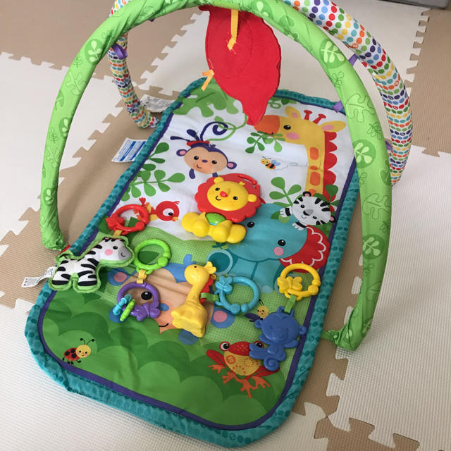 Fisher-Price(フィッシャープライス)のフィッシャープライス レインフォレスト指遊びミュージカルジム キッズ/ベビー/マタニティのおもちゃ(ベビージム)の商品写真