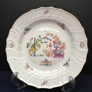 マイセン(MEISSEN)の【マイセン】柿右衛門 竹虎 レリーフ入り飾り皿(食器)