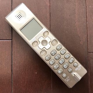 サンヨー(SANYO)のSANYO 子機 TEL-SDJ4 シャンパンゴールド 本体のみ 送料無料(その他)