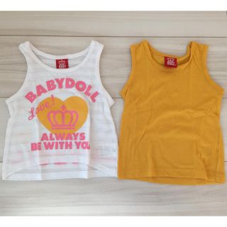 ベビードール(BABYDOLL)のBABYDOLLタンクトップ２枚セット(Ｔシャツ)