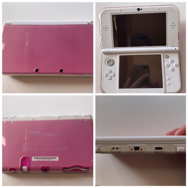 ニンテンドー3DS - ニンテンドー3DS LL ピンク×ホワイト超美品の+