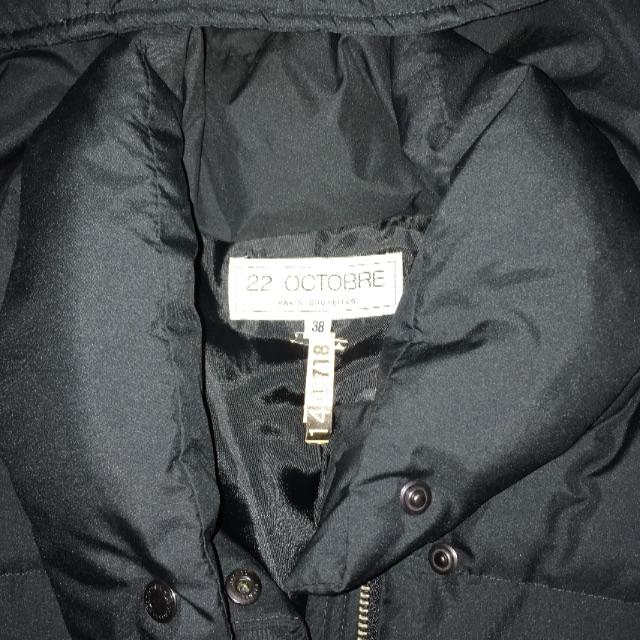 22 OCTOBRE(ヴァンドゥーオクトーブル)のピアス様専用 黒 ロングダウンコート レディースのジャケット/アウター(ダウンコート)の商品写真