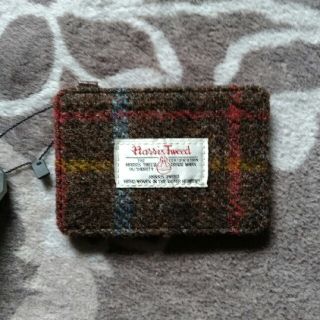 ハリスツイード(Harris Tweed)の新品 ダイソー ハリスツイード パスケース　定期入れ(名刺入れ/定期入れ)