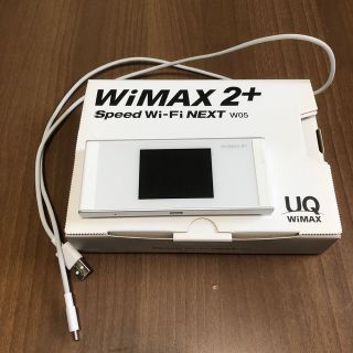 エーユー(au)のWiMAX2+ Speed Wi-Fi NEXT W05(その他)