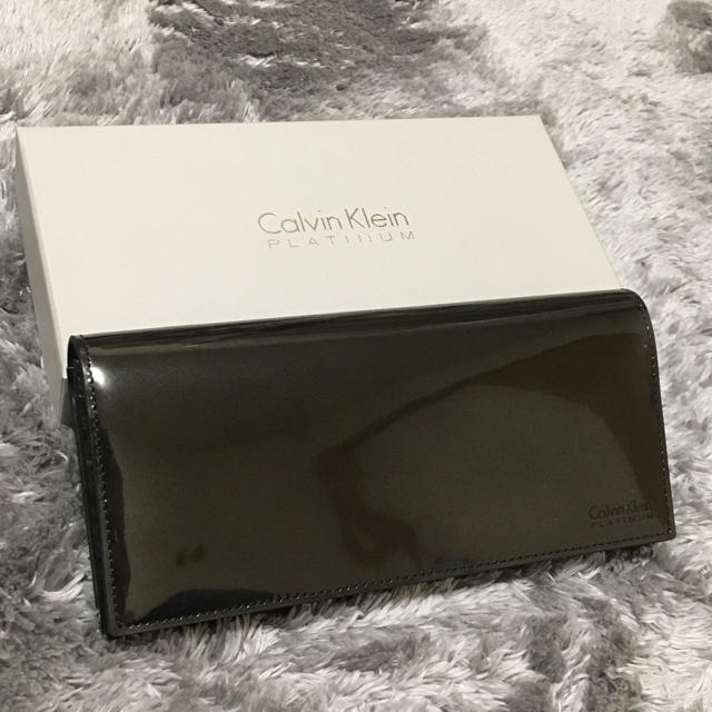 Calvin Klein(カルバンクライン)の☆約１万円引き☆ 新品 カルバンクライン プラチナム 財布 ブラック  メンズのファッション小物(長財布)の商品写真