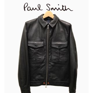 ポールスミス(Paul Smith)の新品 ポールスミス レザー ジャケット M L ライダース(レザージャケット)