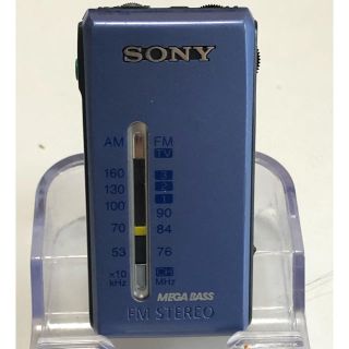 ソニー(SONY)のソニー ポータブル　FM/AMラジオ SRF-S84 稼動品(ラジオ)