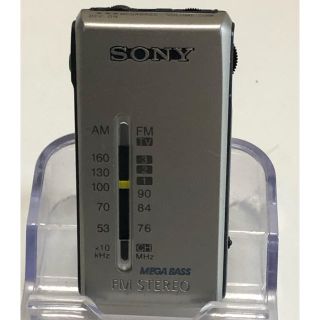 ソニー(SONY)のソニー ポータブル　FM/AMラジオ SRF-S84 稼動品(ラジオ)