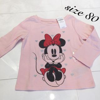 ベビーギャップ(babyGAP)の新品・size 80♡ミニー 長袖Tシャツ❁baby gap(Ｔシャツ)