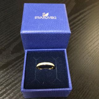 スワロフスキー(SWAROVSKI)のスワロフスキーリング☆イエローゴールド(リング(指輪))