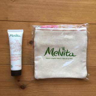 メルヴィータ(Melvita)の新品未使用 メルヴィータ  ビオ オイルイン ハンドクリーム ポーチセット(ハンドクリーム)