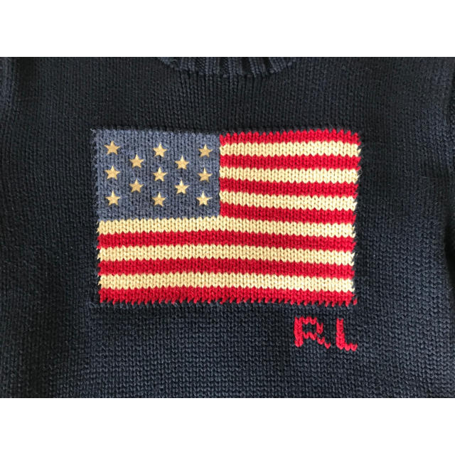 POLO RALPH LAUREN(ポロラルフローレン)の【美品】ポロラルフローレン ビッグフラッグセーター レディースのトップス(ニット/セーター)の商品写真