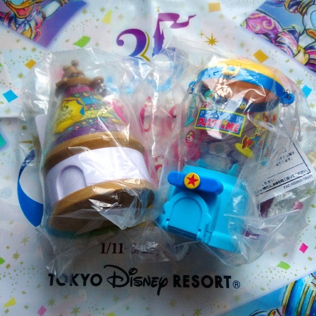 Disney(ディズニー)の【新品】ディズニーランド,シー★スーベニアケース★セット/TDL,TDS エンタメ/ホビーのおもちゃ/ぬいぐるみ(キャラクターグッズ)の商品写真