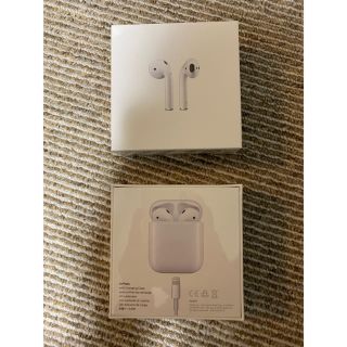 アップル(Apple)のAirPods Apple正規品 新品未開封 MMEF2J/A(ヘッドフォン/イヤフォン)