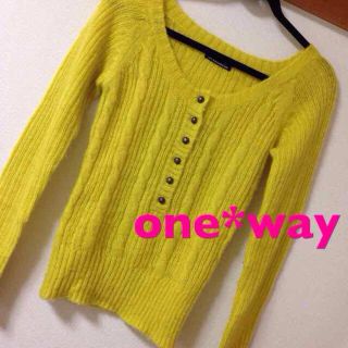 ワンウェイ(one*way)のone*way♡ケーブル編みニット(ニット/セーター)