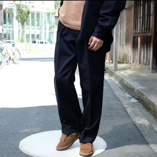 AURALEE wool kid mohair  wide slacks(スラックス)