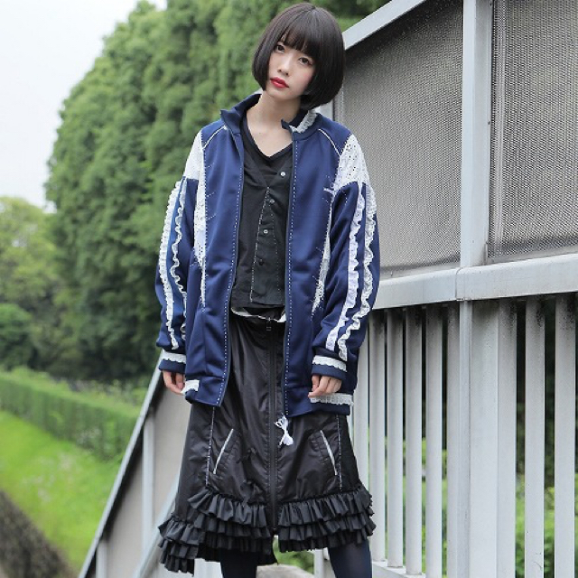 上品 keisuke kanda ぶかぶかのレース手縫いのジャージ 【新品】keisukekanda - ブルゾン