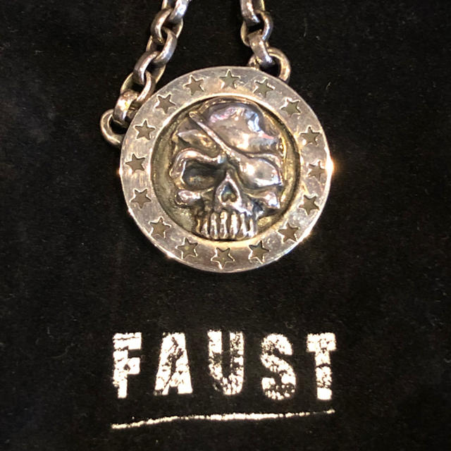 FAUST パイレーツ スカルネックレス シルバー 925