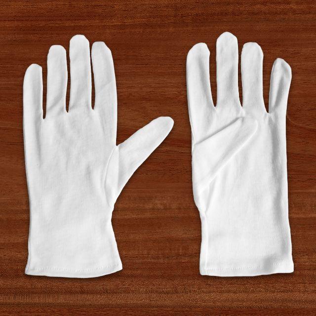 【新品】白手袋　コットン（綿100％） レディースのファッション小物(手袋)の商品写真