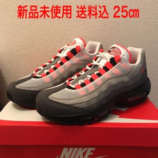 ナイキ(NIKE)のNIKE AIR MAX 95 OG ソーラーレッド 25㎝ 新品未使用(スニーカー)