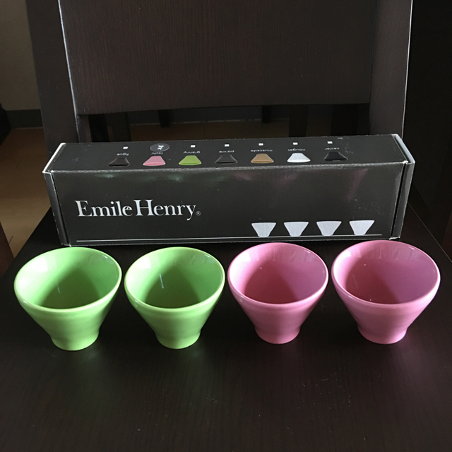 EmileHenry(エミールアンリ)の★新品・未使用★ エミール アンリ♡エスプレッソカップ4個セット インテリア/住まい/日用品のキッチン/食器(グラス/カップ)の商品写真