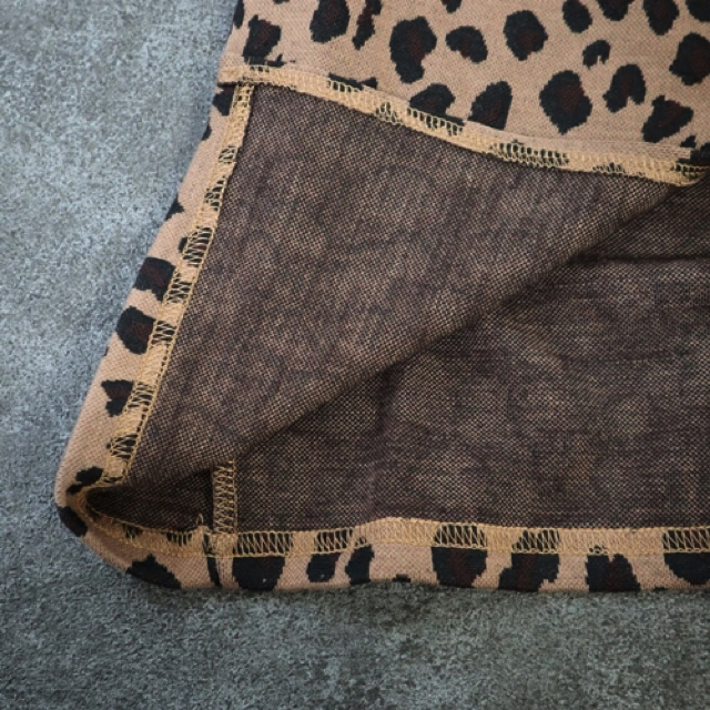 レオパード　スリットロングスカート レディースのスカート(ロングスカート)の商品写真