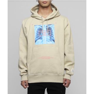 シュプリーム(Supreme)のFR2 パーカー X-RAY ベージュ(パーカー)