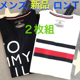 トミーヒルフィガー(TOMMY HILFIGER)の【新品】トミーヒルフィガー ロングスリーブTシャツ ロンT カットソー 長袖 (Tシャツ/カットソー(七分/長袖))