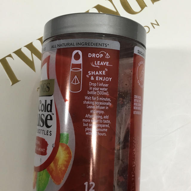 TWININGS 紅茶 cold in fuse 食品/飲料/酒の飲料(茶)の商品写真