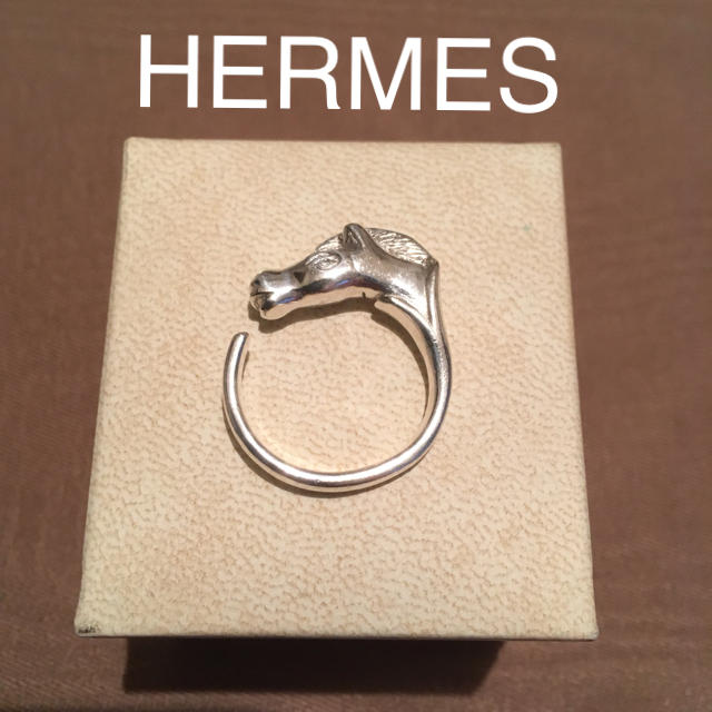 Hermes(エルメス)のヴィンテージ HERMES 廃盤ホースリング レディースのアクセサリー(リング(指輪))の商品写真