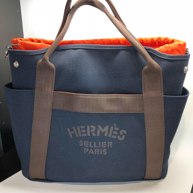 Hermes - 早い者勝ち！！エルメス サック・ド・パンサ―ジュ・グルームセリエ ネイビーの通販 by akiii's shop｜エルメスならラクマ