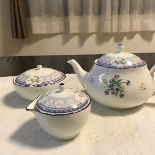 ノリタケ(Noritake)のノリタケ オランジュリー ティーポット クリーマー シュガーポット(テーブル用品)