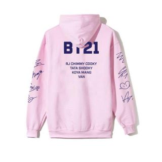 ボウダンショウネンダン(防弾少年団(BTS))のBT21CLUB -  Roll Call Pink Hoodie(パーカー)