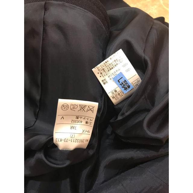 SOIR(ソワール)の専用！東京ソワール お受験スーツ 7AR 濃紺 レディースのフォーマル/ドレス(スーツ)の商品写真