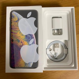 アップル(Apple)のiPhone純正充電器&ケーブル ステッカー付き(バッテリー/充電器)