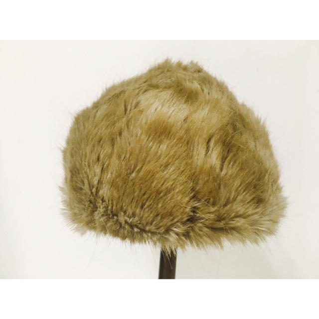 カオリノモリ(カオリノモリ)のカオリノモリ 🌼 ファー帽子 🌼 しばさきちゃん レディースの帽子(ハンチング/ベレー帽)の商品写真