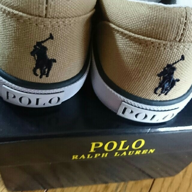 POLO RALPH LAUREN(ポロラルフローレン)の新品！ラルフローレン デッキシューズ21.9 キッズ/ベビー/マタニティのベビー靴/シューズ(~14cm)(スニーカー)の商品写真