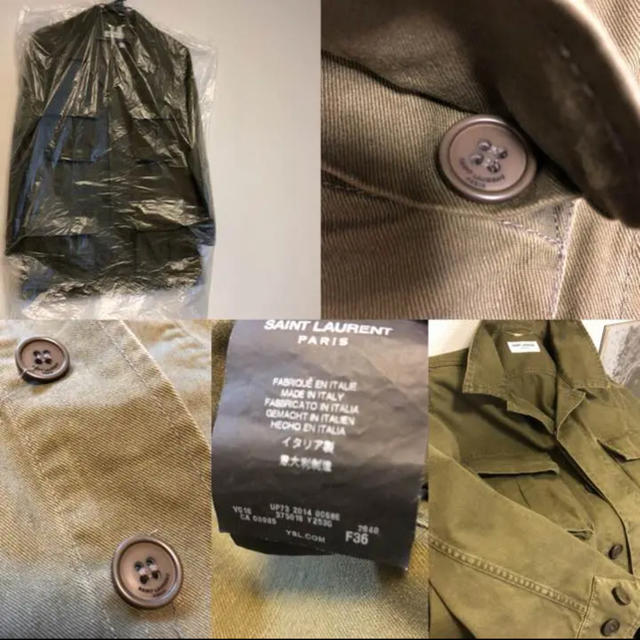 SAINT LAURENT サファリジャケット36サンローラン SAINT LAURENT サファリジャケット36サンローラン