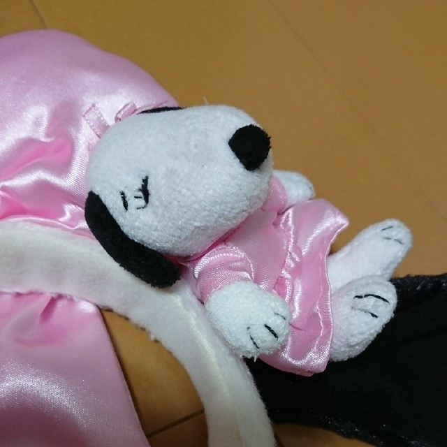 SNOOPY(スヌーピー)のスヌーピーの妹 ベル カチューシャ USJ  美品 レディースのヘアアクセサリー(カチューシャ)の商品写真