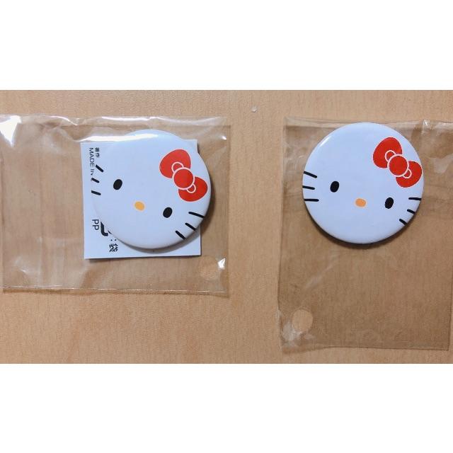 2884ハローキティ缶バッチセット ハローキティ ハローキティ 50周年記念 缶バッジ 2個入り B