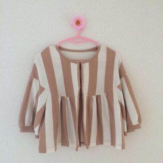 ドットアンドストライプスチャイルドウーマン(Dot&Stripes CHILDWOMAN)の★Dot&Strips 切替ジャケット★(ノーカラージャケット)